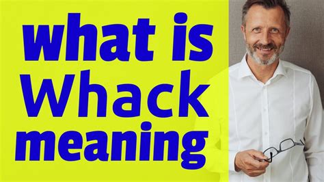 whacking deutsch|whack someone meaning.